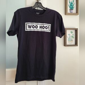 WOO HOO!! Cowgirl Country  Nashville Black T-shirt Women's  Medium